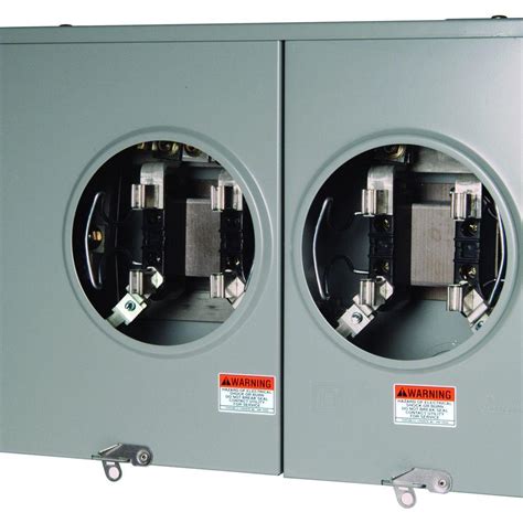 dual electric meter box|square d dual meter panel.